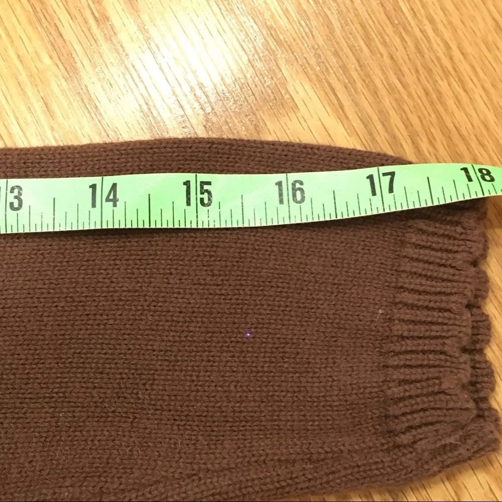 Gymboree Brown Cardigan Sweater pink satin Ballet Slipper‎ appliqué age 6